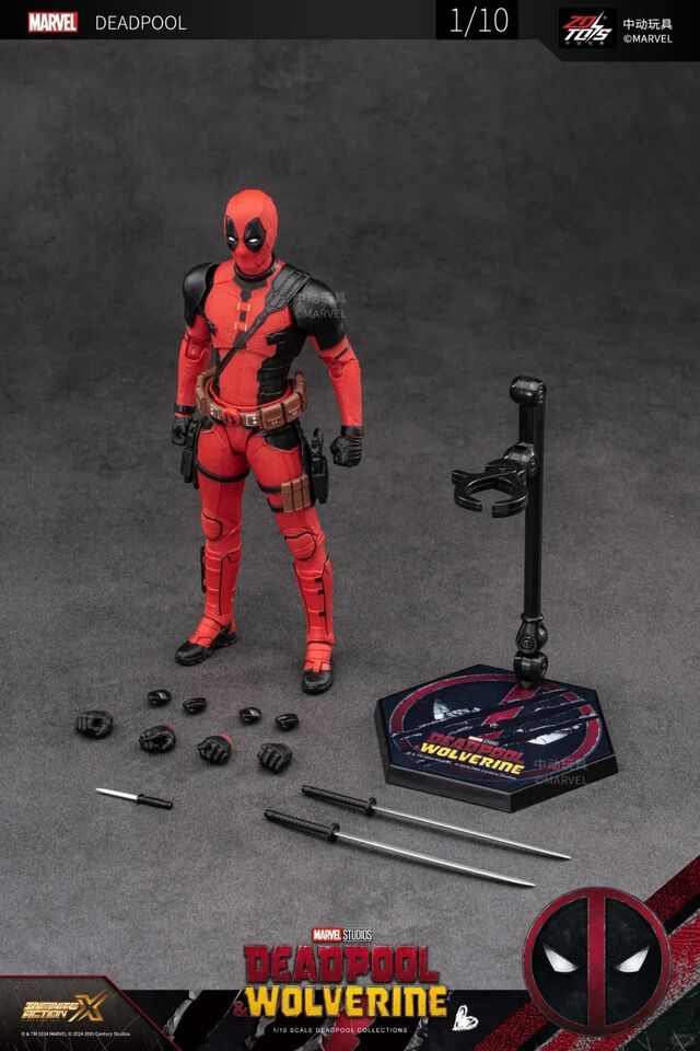 Deadpool and Wolverine - Deadpool 1:10 Scale Action Figure