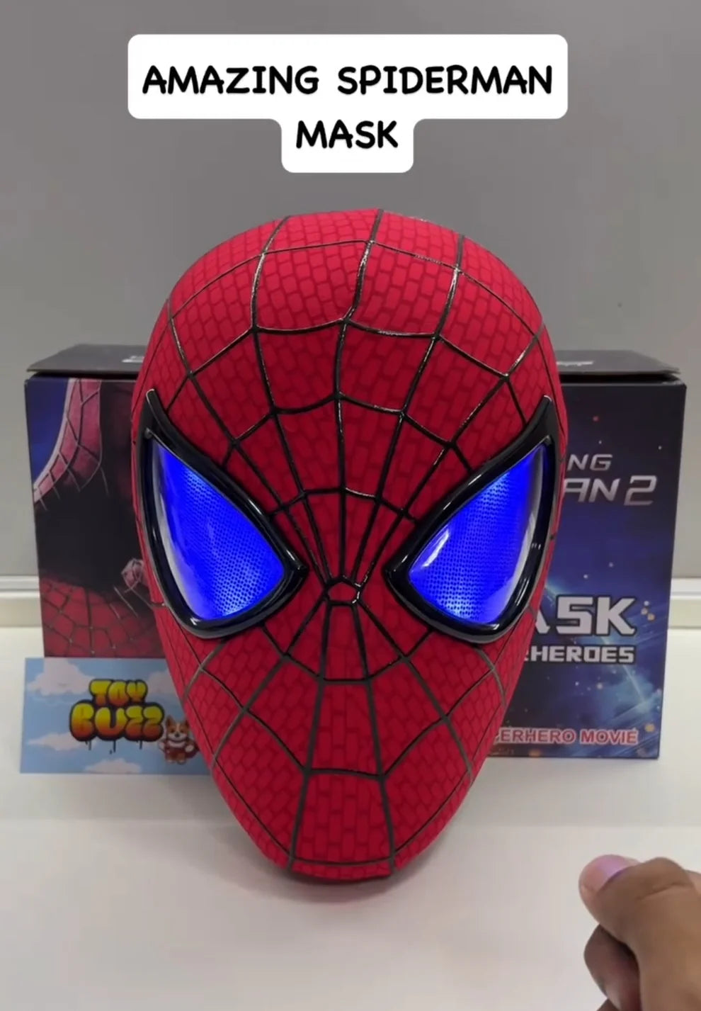 Amazing Spiderman Mask | Spiderman mask | Remote control | 3d textures | Spiderman Mask