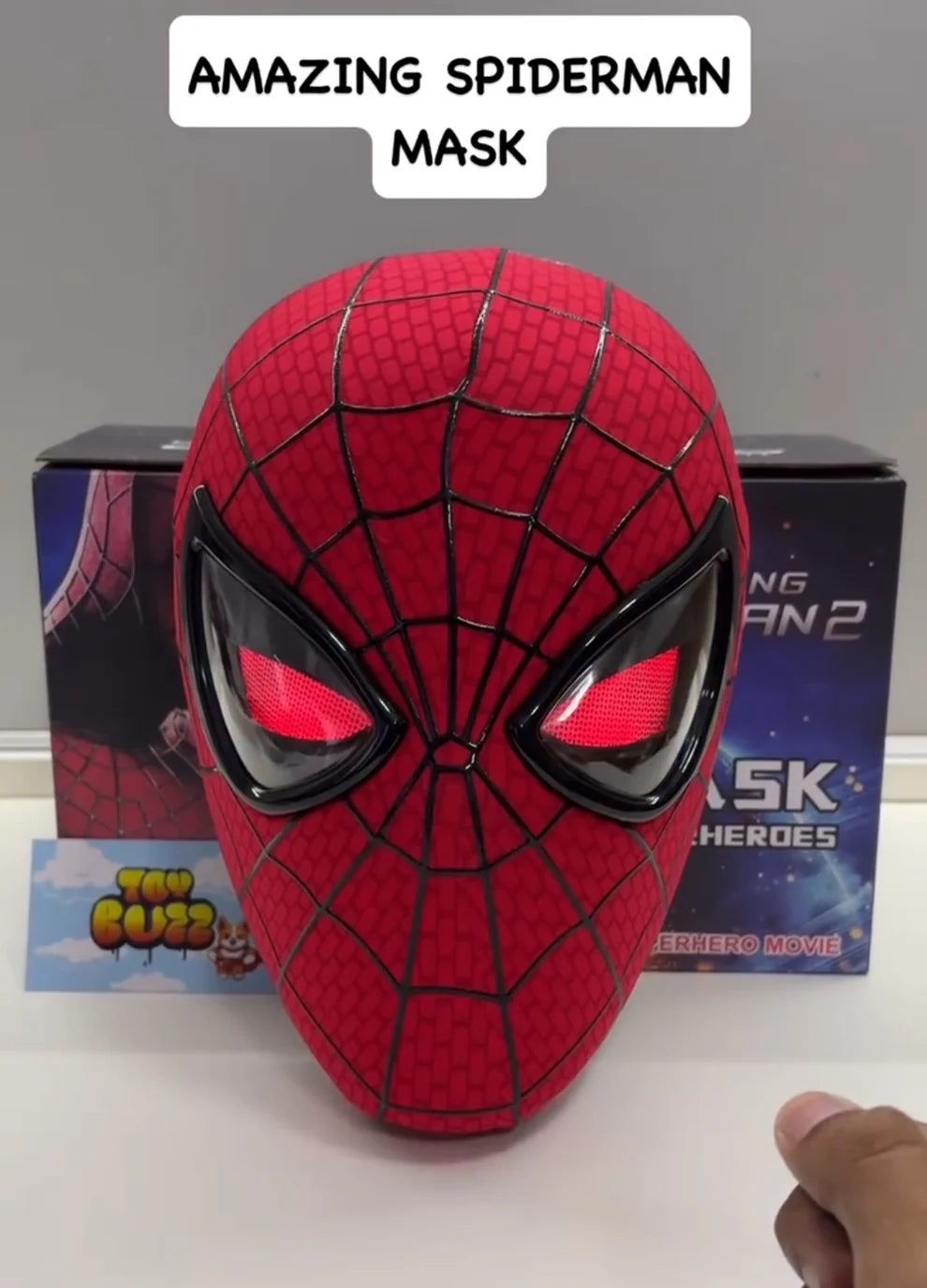 Amazing Spiderman Mask | Spiderman mask | Remote control | 3d textures | Spiderman Mask