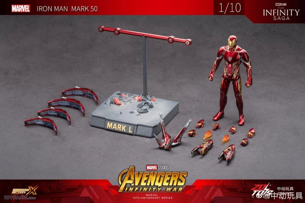 Iron Man Mark 50 2.0 (With LED Nano Blasters)